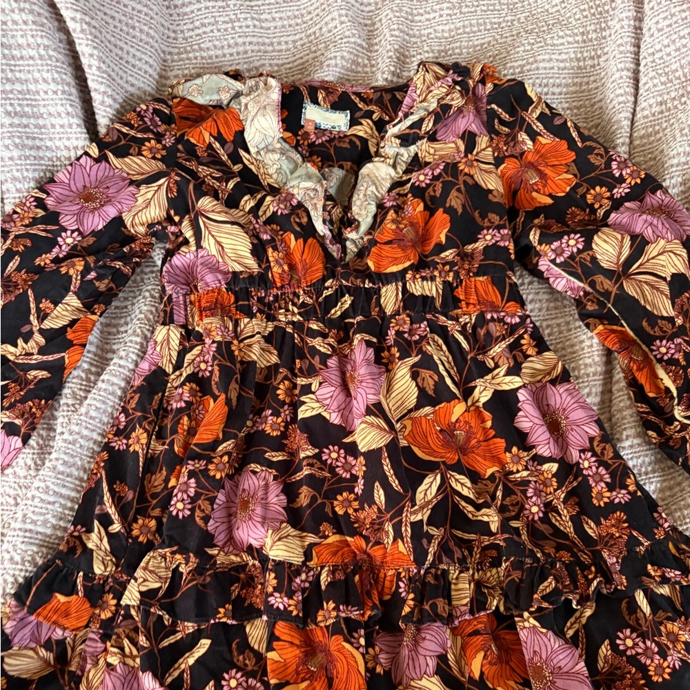 Pilcro Autumn Floral Minidress